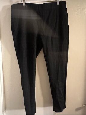 Kay Unger Black Stretch Pull-On Leggings